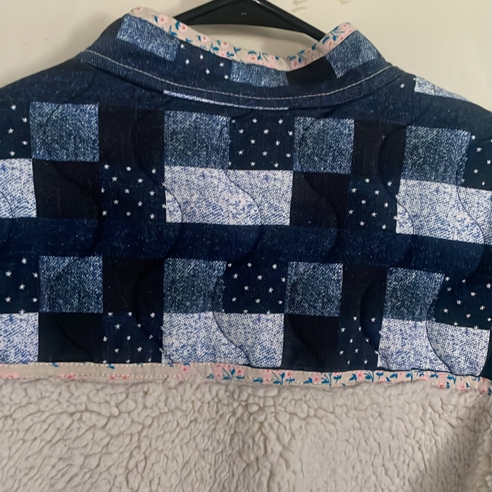 Uo Mika Fleece Patchwork Jacket - image 6